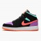 Air Jordan 1 Mid Candy Black/Total Orange Dámské/Pánské Boty