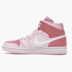 Air Jordan 1 Mid Digital Pink Digital Pink/White Pink/Foam Sail Dámskés Boty