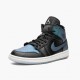 Air Jordan 1 Mid Iridescent Black Black/Pale Ivory/Multi Color Dámské/Pánské Boty