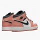 Air Jordan 1 Mid Pink Quartz Pink Quartz/DK Smoke Grey Pánské Boty