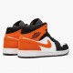 Air Jordan 1 Mid Shattered Backboard Black/White Starfish Pánské Boty