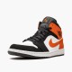 Air Jordan 1 Mid Shattered Backboard Black/White Starfish Pánské Boty