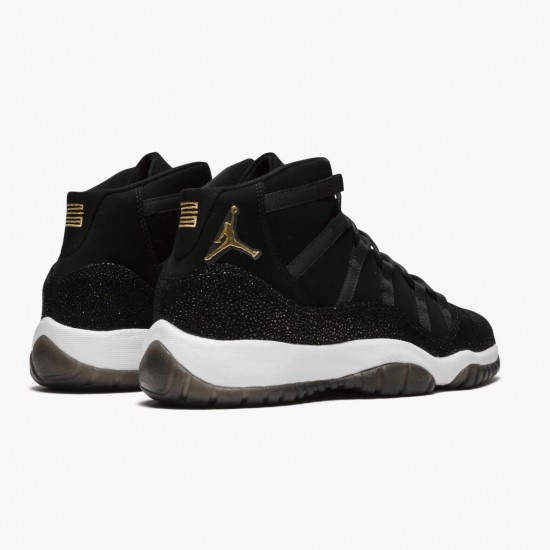 Air Jordan 11 Retro Heiress Black Stingray Black/Metallic Gold/White/Black Dámské/Pánské Boty