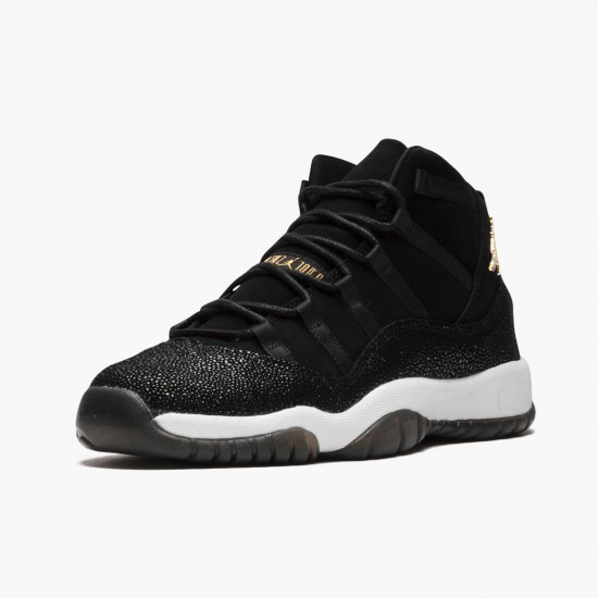 Air Jordan 11 Retro Heiress Black Stingray Black/Metallic Gold/White/Black Dámské/Pánské Boty