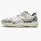 Air Jordan 11 Retro Low Snake Light Bone Light Bone/Smoke Grey/White Bl Black Dámské/Pánské Boty