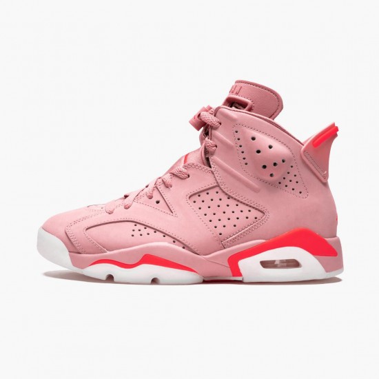 Air Jordan 6 Retro Aleali May Rust Pink/Bright Crimson Black Dámskés Boty