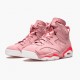 Air Jordan 6 Retro Aleali May Rust Pink/Bright Crimson Black Dámskés Boty