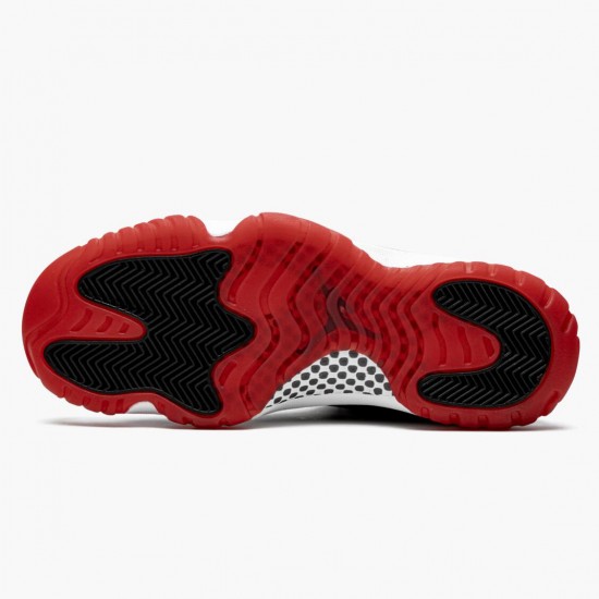 Air Jordan 11 Retro Bred 2019 Black/White/Varsity Red Pánské Boty