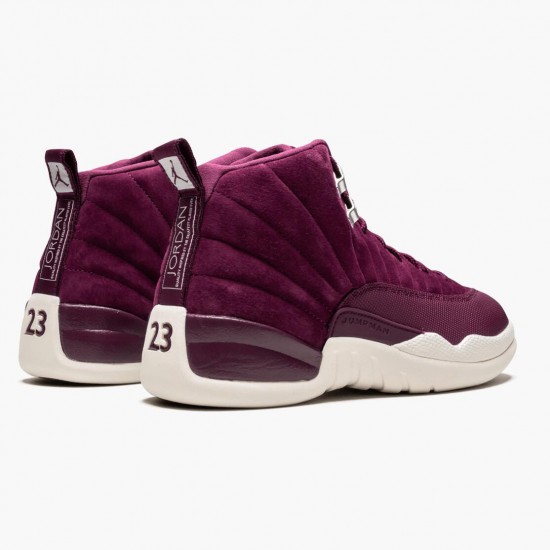 Air Jordan 12 Retro Bordeaux Bordeaux/Sail-Metallic Silver Pánské Boty