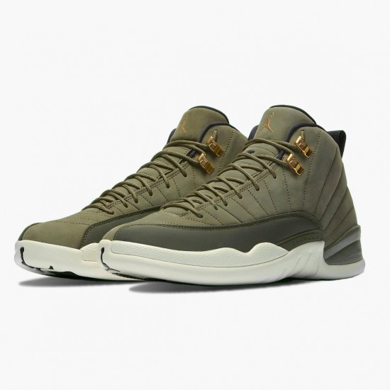 Air Jordan 12 Retro Chris Paul Class of 2003 Olive Canvas/Black-Sail Pánské Boty