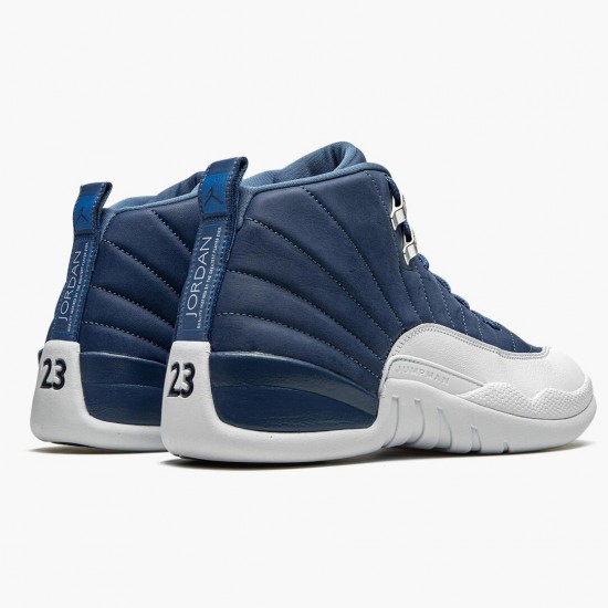 Air Jordan 12 Retro Indigo Stone Blue/Legend Blue/Obsidia Pánské Boty