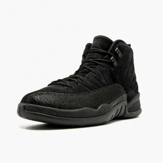 Air Jordan 12 Retro OVO Black Black/Black/Metallic Gold Pánské Boty