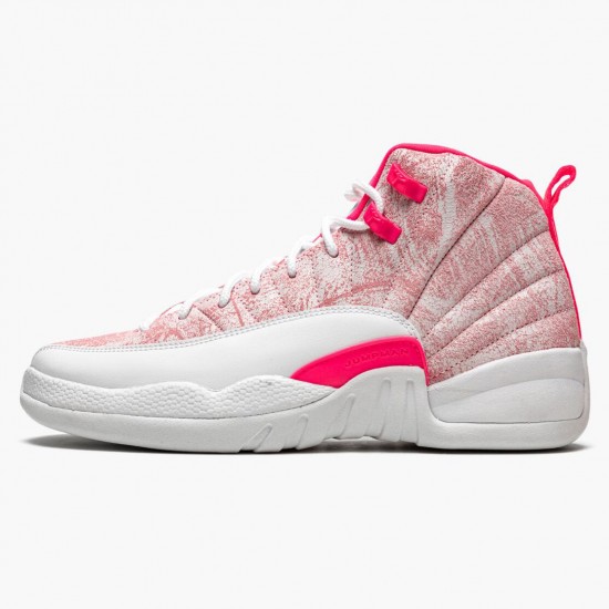 Air Jordan 12 Retro GS Arctic Pink White/Arctic Punch/Hyper Pink Dámskés Boty