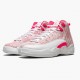 Air Jordan 12 Retro GS Arctic Pink White/Arctic Punch/Hyper Pink Dámskés Boty