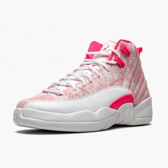 Air Jordan 12 Retro GS Arctic Pink White/Arctic Punch/Hyper Pink Dámskés Boty