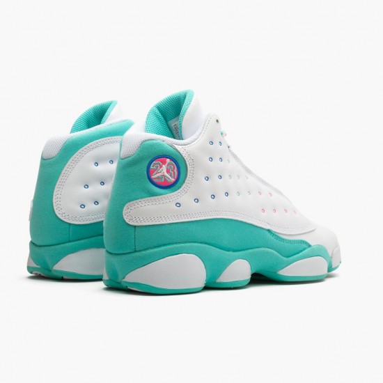 Air Jordan 13 Retro Aurora Green White/Soar Aurora Green Digita Dámskés Boty