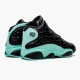 Air Jordan 13 Retro Island Green Black/Island Green/Metallic Si Pánské Boty