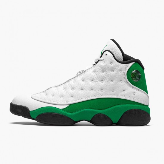 Air Jordan 13 Retro Lucky Green White/Black/Lucky Green Pánské Boty