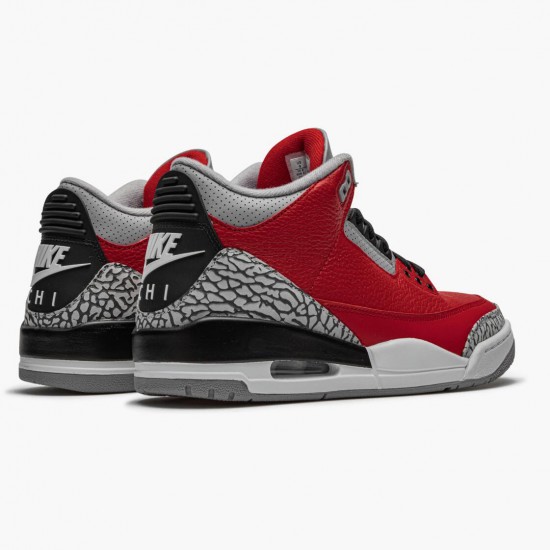 Air Jordan 3 Retro Fire Red CePánskét Varsity Red Pánské Boty