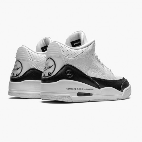 Air Jordan 3 Retro FragPánskét White/Black White Dámské/Pánské Boty