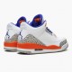 Air Jordan 3 Retro Knicks White/Old Royal University Ora Dámské/Pánské Boty