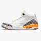 Air Jordan 3 Retro Laser Orange White/Laser Orange-CePánskét Grey Dámské/Pánské Boty