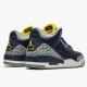 Air Jordan 3 Retro Michigan Black/University Gold CePánskét G Pánské Boty