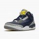 Air Jordan 3 Retro Michigan Black/University Gold CePánskét G Pánské Boty