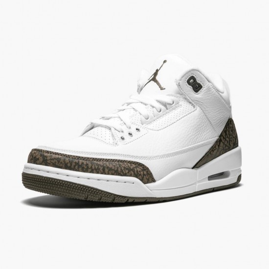 Air Jordan 3 Retro Mocha White/Chrome/Dark Mocha Dámské/Pánské Boty