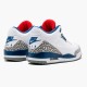 Air Jordan 3 Retro OG True Blue White/Fire Red True Blue Pánské Boty