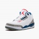 Air Jordan 3 Retro OG True Blue White/Fire Red True Blue Pánské Boty