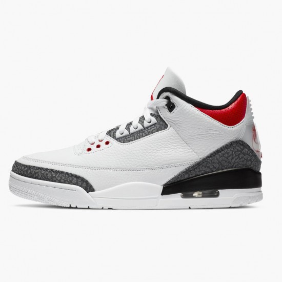 Air Jordan 3 SE DNM Fire Red White/Fire Red/Black Pánské Boty