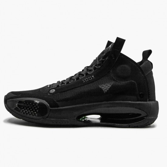 Air Jordan 34 PE "Black Cat" Black/Black Dark/Smoke Grey Pánské Boty