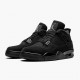 Air Jordan 4 Retro Black Cat Black/Black Light Graphite Dámské/Pánské Boty