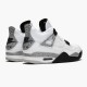 Air Jordan 4 Retro OG White CePánskét White/Fire Red-Tech Grey-Black Pánské Boty