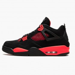 Air Jordan 4 Retro Red Thunder Black/Multi-Color/Multi-Color/Crimson Dámské/Pánské Boty