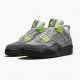 Air Jordan 4 Retro SE 95 Neon Cool Grey/Volt Wolf Grey Anthr Pánské Boty