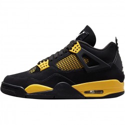 Air Jordan 4 Retro Thunder 2023 Black/Tour Yellow Pánské Boty