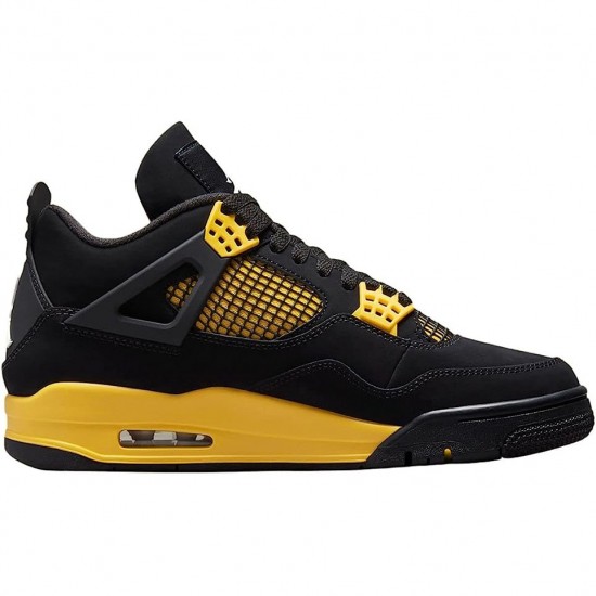 Air Jordan 4 Retro Thunder 2023 Black/Tour Yellow Pánské Boty