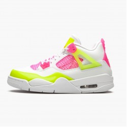 Air Jordan 4 Retro White Lemon Pink White/Lemon Venom/Pink Blast Dámské/Pánské Boty