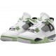 Air Jordan 4 Retro White Oil Green Dark Ash White/Seafoam/Dark Ash/Neutral Grey Pánské Boty