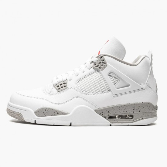 Air Jordan 4 Retro White Oreo White/Gray Pánské Boty