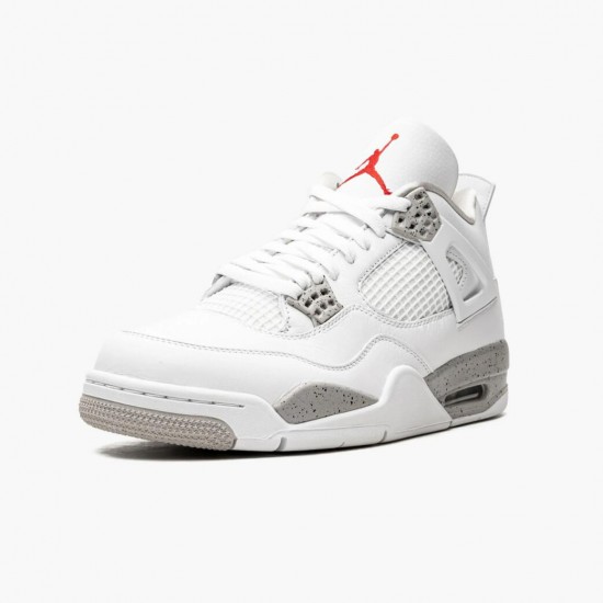 Air Jordan 4 Retro White Oreo White/Gray Pánské Boty