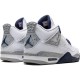 Air Jordan 4 Midnight Navy White/Midnight Navy/Light Smoke Grey-Fire Red Pánské Boty