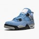 Air Jordan 4 Retro University Blue University Blue/Tech Grey Whit Dámské/Pánské Boty