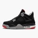 Air Jordan 4 Retro Bred 2019 Release Black/CePánskét Grey/Summit White/Fire Red Pánské Boty