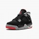 Air Jordan 4 Retro Bred 2019 Release Black/CePánskét Grey/Summit White/Fire Red Pánské Boty