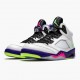 Air Jordan 5 Retro Alternate Bel Air White/Court Purple-Racer Pink-Ghost Green Dámské/Pánské Boty