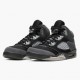 Air Jordan 5 Retro Anthracite Wolf Grey/Black Pánské Boty