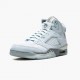 Air Jordan 5 Retro Bluebird With Silver White Photo Blue/Football Grey/Metallic Silver/White Dámské/Pánské Boty